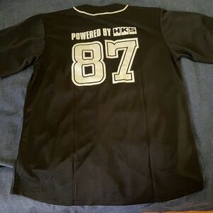 Powered By HKS Baseball Jersey XL Number 87